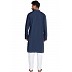 Designer kurta-Pyjama set- Navy Blue Designer kurta-Pyjama set- Navy Blue